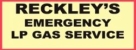 Reckley's Emergency LP Gas Service